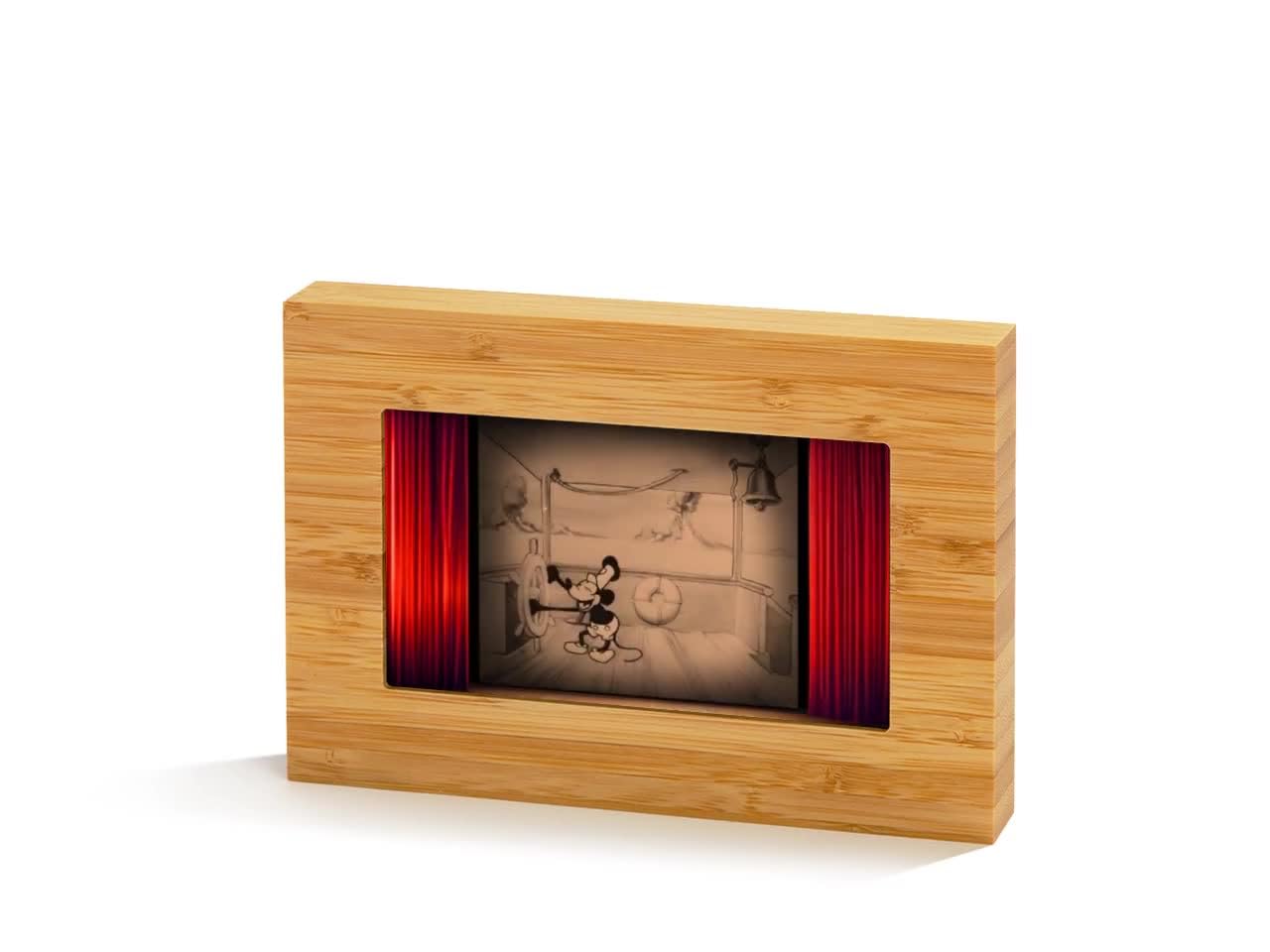 ディズニーフラワーフレームアート　アンティーク　レア物　蒸気船ウィリー ディズニーフラワーフレームアート アンティーク レア物 蒸気船